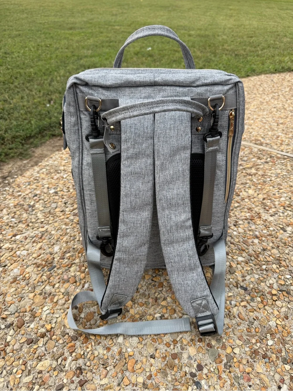 XINSILU Gray Diaper Bag. NWT